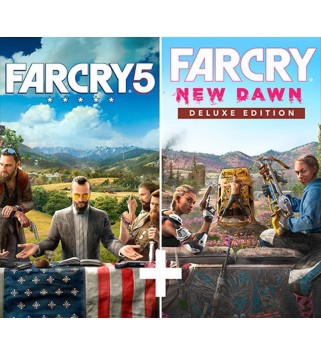Far Cry 5 + Far Cry New Dawn Deluxe Edition Bundle XBOX One Xbox One Key EUROPE